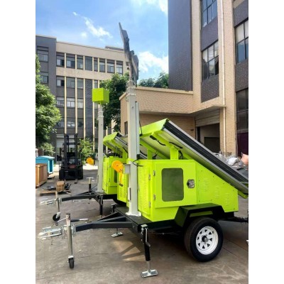 卡塔爾太陽(yáng)能燈塔，牽引式太陽(yáng)能拖車