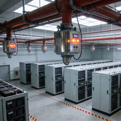 普思物聯(lián)網(wǎng)智能滅火系統(tǒng)：筑牢儲能智慧運(yùn)維安全防線